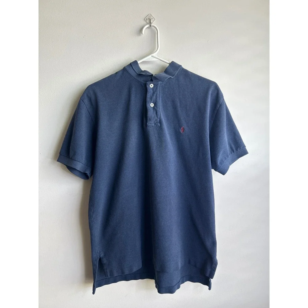 Polo Ralph Lauren Blue Polo Shirt Mens Large